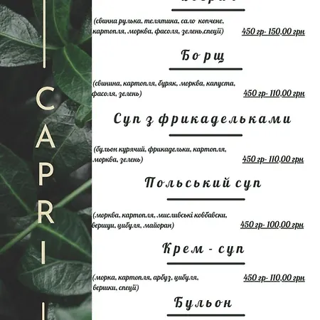капрі شقة موكاشيفه